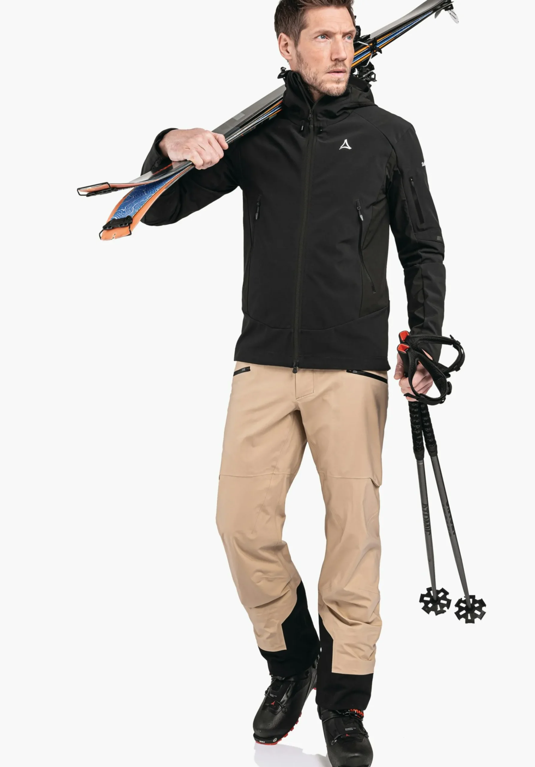 MEN SCHÖFFEL Ski Tour|Mountaineering|Outdoor Jackets<GORE-TEX® softshell ski touring jacket green
