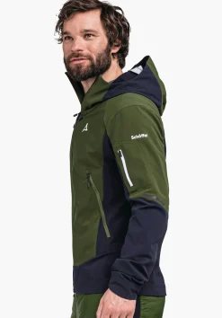 MEN SCHÖFFEL Ski Tour|Mountaineering|Outdoor Jackets<GORE-TEX® softshell ski touring jacket green