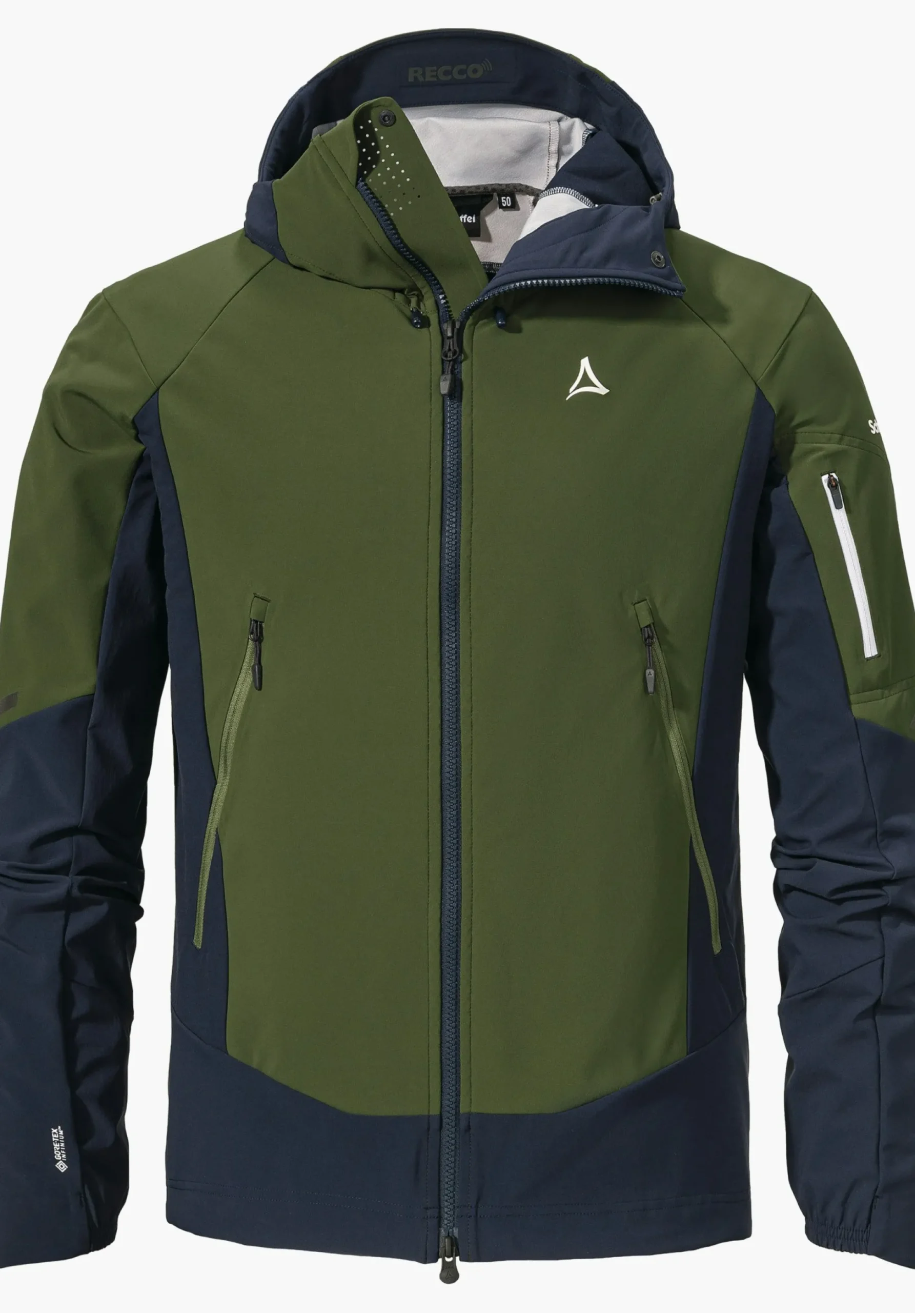 MEN SCHÖFFEL Ski Tour|Mountaineering|Outdoor Jackets<GORE-TEX® softshell ski touring jacket green