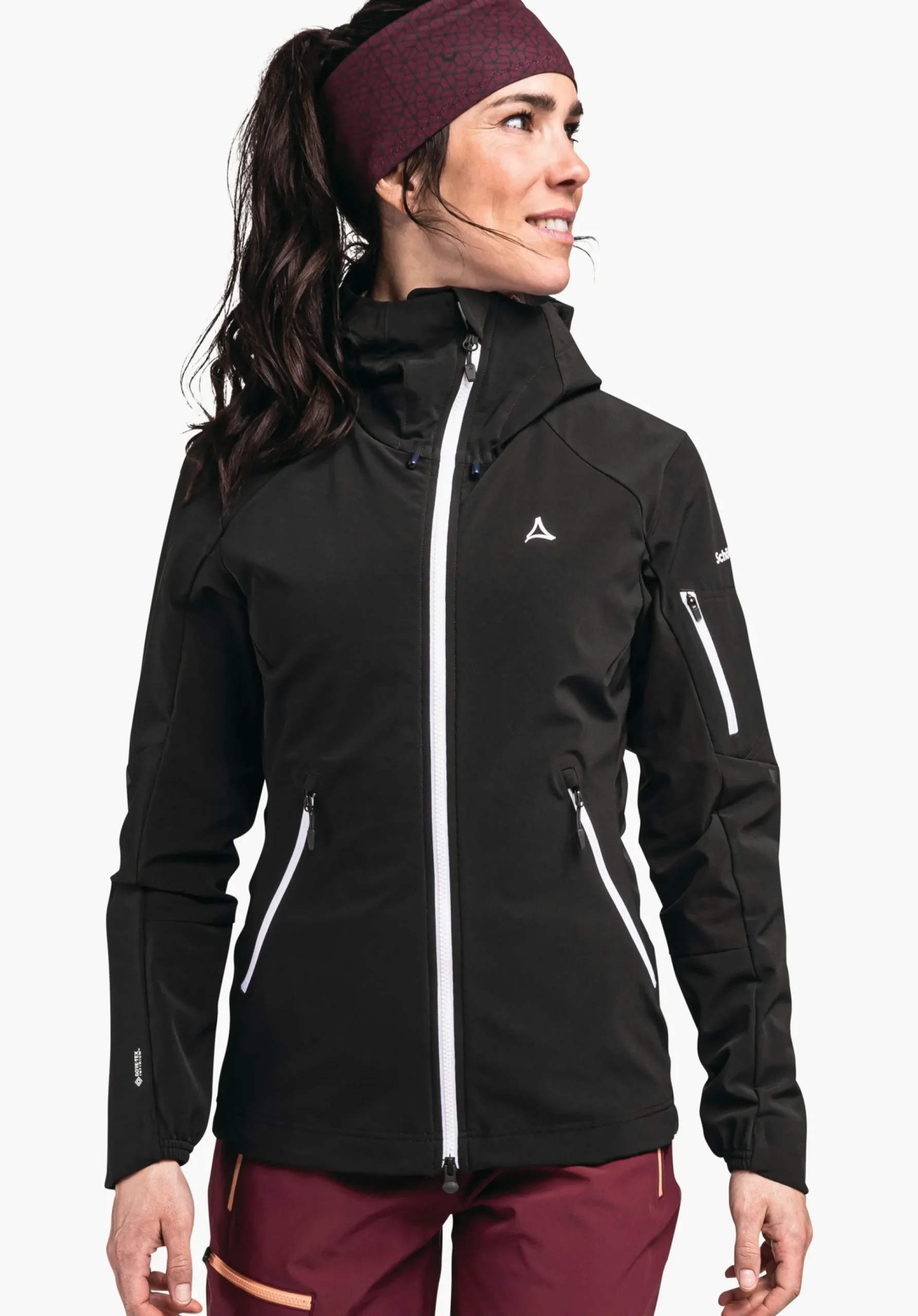 WOMEN SCHÖFFEL Ski Tour|Mountaineering|Outdoor Jackets<GORE-TEX® softshell ski touring jacket red