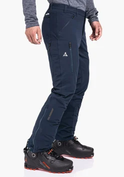 MEN SCHÖFFEL Ski Tour|Mountaineering|Pants Long<GORE-TEX® softshell ski touring pants blue