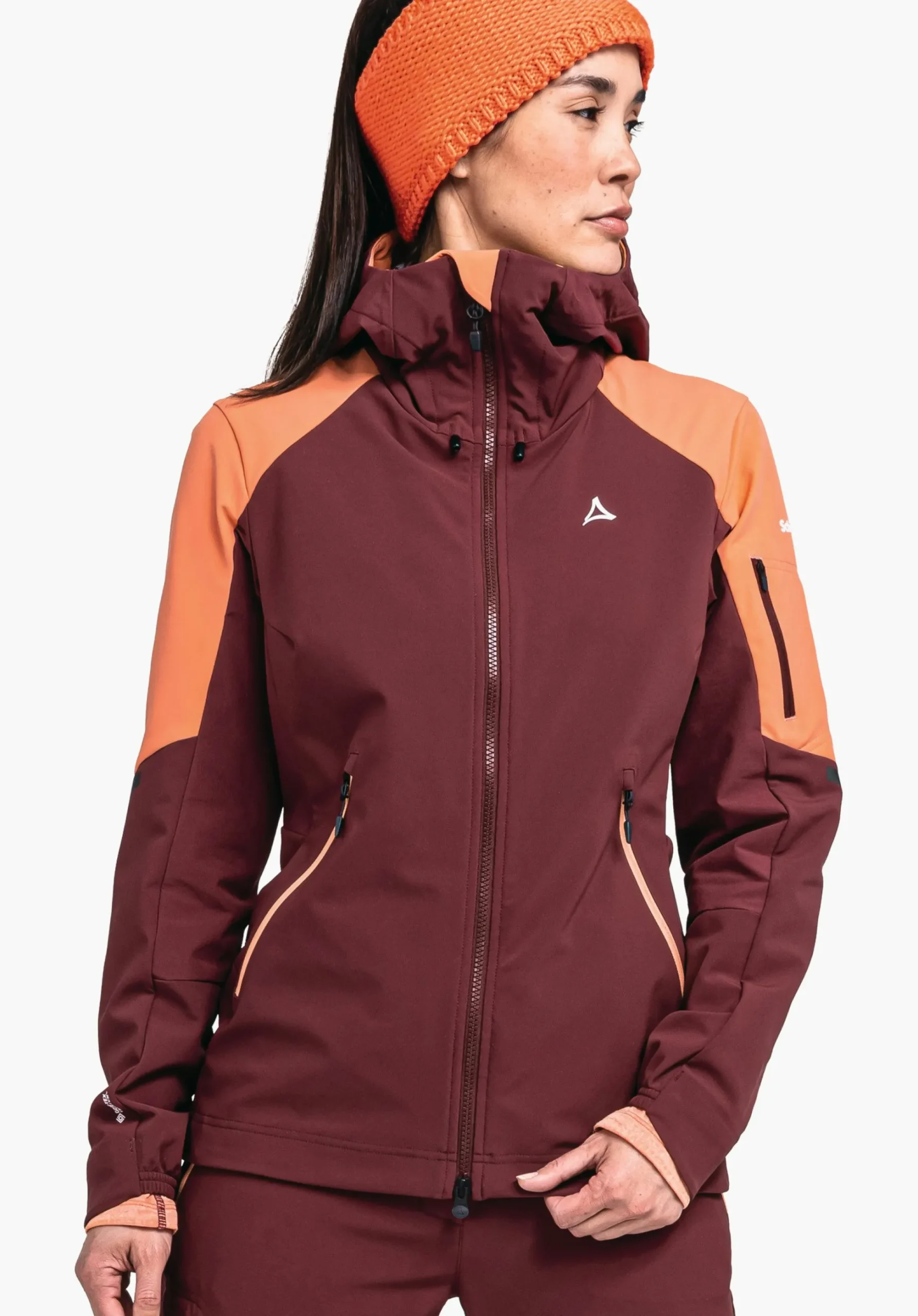 WOMEN SCHÖFFEL Ski Tour|Mountaineering|Outdoor Jackets<GORE-TEX® softshell ski touring jacket red