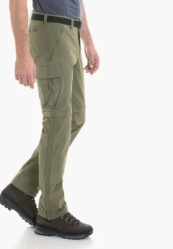 MEN SCHÖFFEL Trek & Hike|Pants Zip Off<Great hiking pants with Zip function green