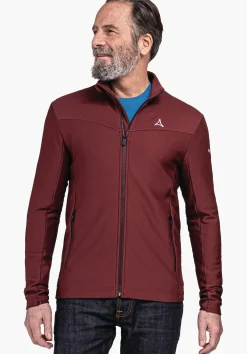 MEN SCHÖFFEL Skiing<High quality and warm fleece jacket red