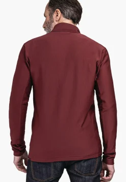 MEN SCHÖFFEL Skiing<High quality and warm fleece jacket red