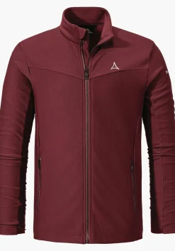 MEN SCHÖFFEL Skiing<High quality and warm fleece jacket red