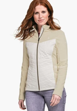 WOMEN SCHÖFFEL Skiing<High quality and warm fleece jacket beige