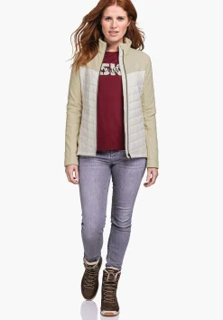 WOMEN SCHÖFFEL Skiing<High quality and warm fleece jacket beige