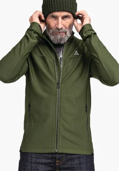 MEN SCHÖFFEL Skiing<High quality and warm fleece jacket red