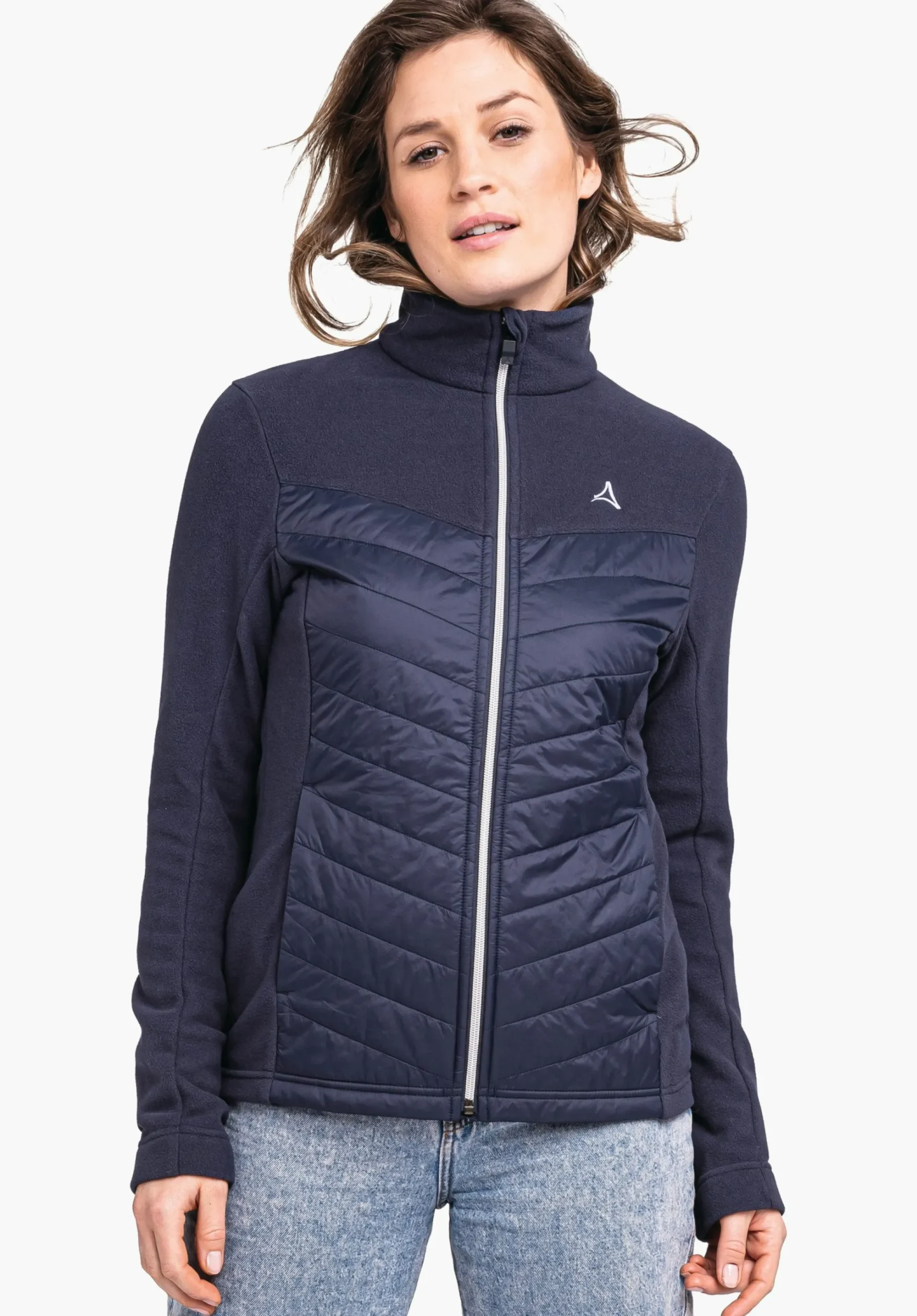 WOMEN SCHÖFFEL Skiing<High quality and warm fleece jacket beige