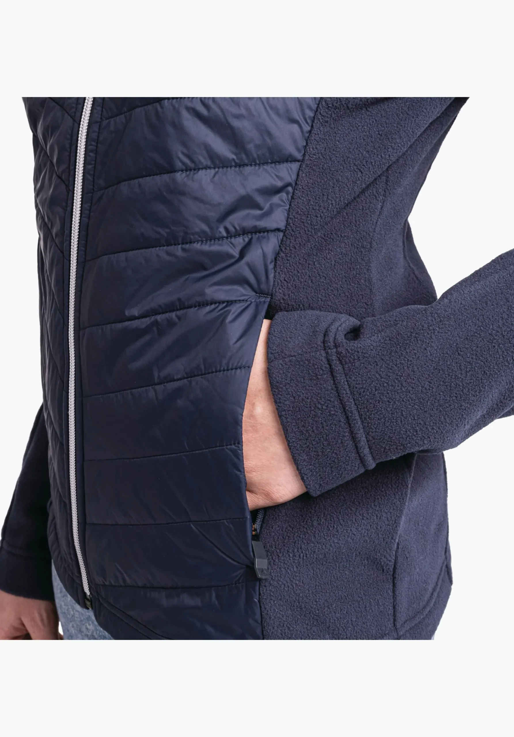 WOMEN SCHÖFFEL Skiing<High quality and warm fleece jacket beige
