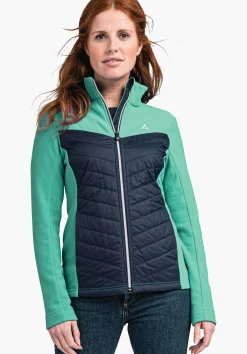 WOMEN SCHÖFFEL Skiing<High quality and warm fleece jacket beige