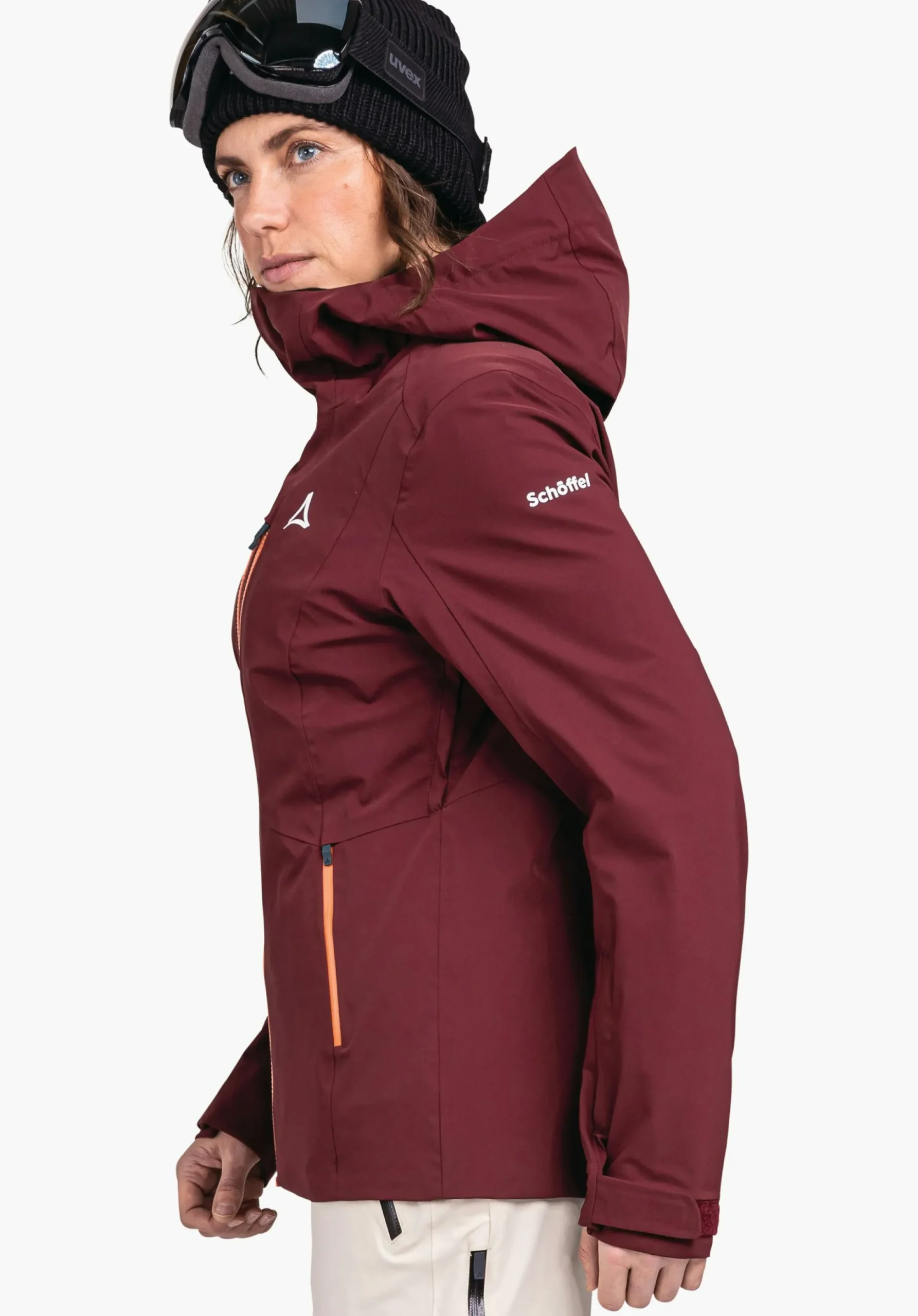 WOMEN SCHÖFFEL Skiing<High technical hardshell ski jacket red