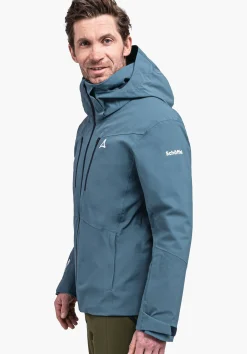 MEN SCHÖFFEL Skiing<High technical hardshell ski jacket green