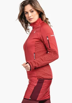 WOMEN SCHÖFFEL Trek & Hike<Hiking fleece with practical details red