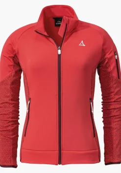 WOMEN SCHÖFFEL Trek & Hike<Hiking fleece with practical details red