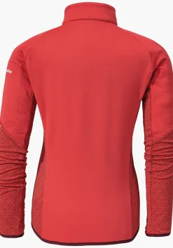 WOMEN SCHÖFFEL Trek & Hike<Hiking fleece with practical details red