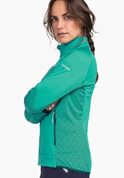 WOMEN SCHÖFFEL <Hiking fleece with practical details red