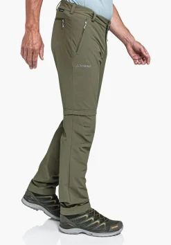 MEN SCHÖFFEL Trek & Hike|Pants Zip Off<Hiking pants zip-off to Bermudas beige