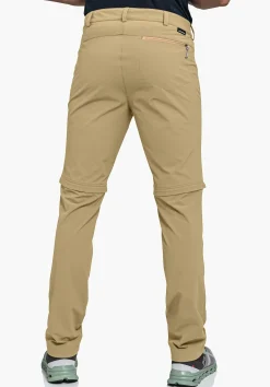 MEN SCHÖFFEL Trek & Hike|Pants Zip Off<Hiking pants zip-off to Bermudas beige