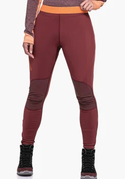 WOMEN SCHÖFFEL Trek & Hike|Pants Long<Hiking tight for optimal body climate red