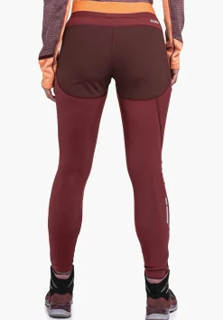 WOMEN SCHÖFFEL Trek & Hike|Pants Long<Hiking tight for optimal body climate red