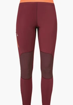 WOMEN SCHÖFFEL Trek & Hike|Pants Long<Hiking tight for optimal body climate red