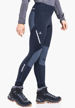 WOMEN SCHÖFFEL Pants Long<Hiking tight for optimal body climate red