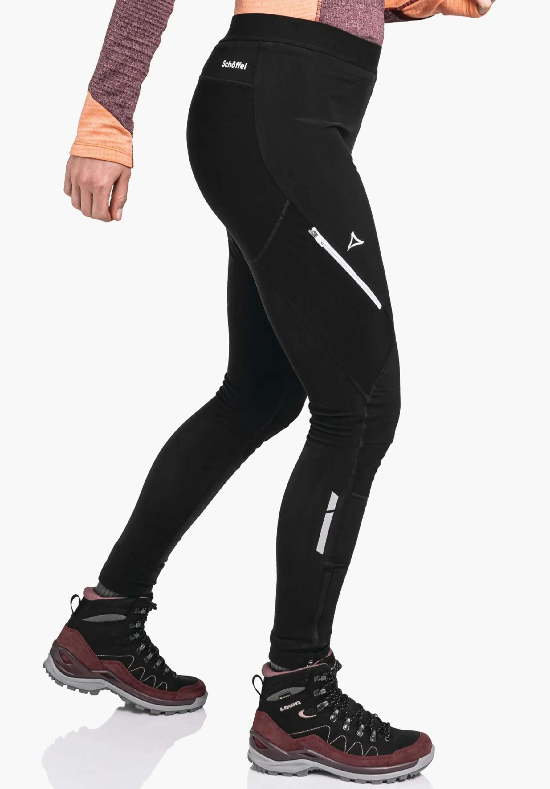 WOMEN SCHÖFFEL Trek & Hike|Pants Long<Hiking tight for optimal body climate red