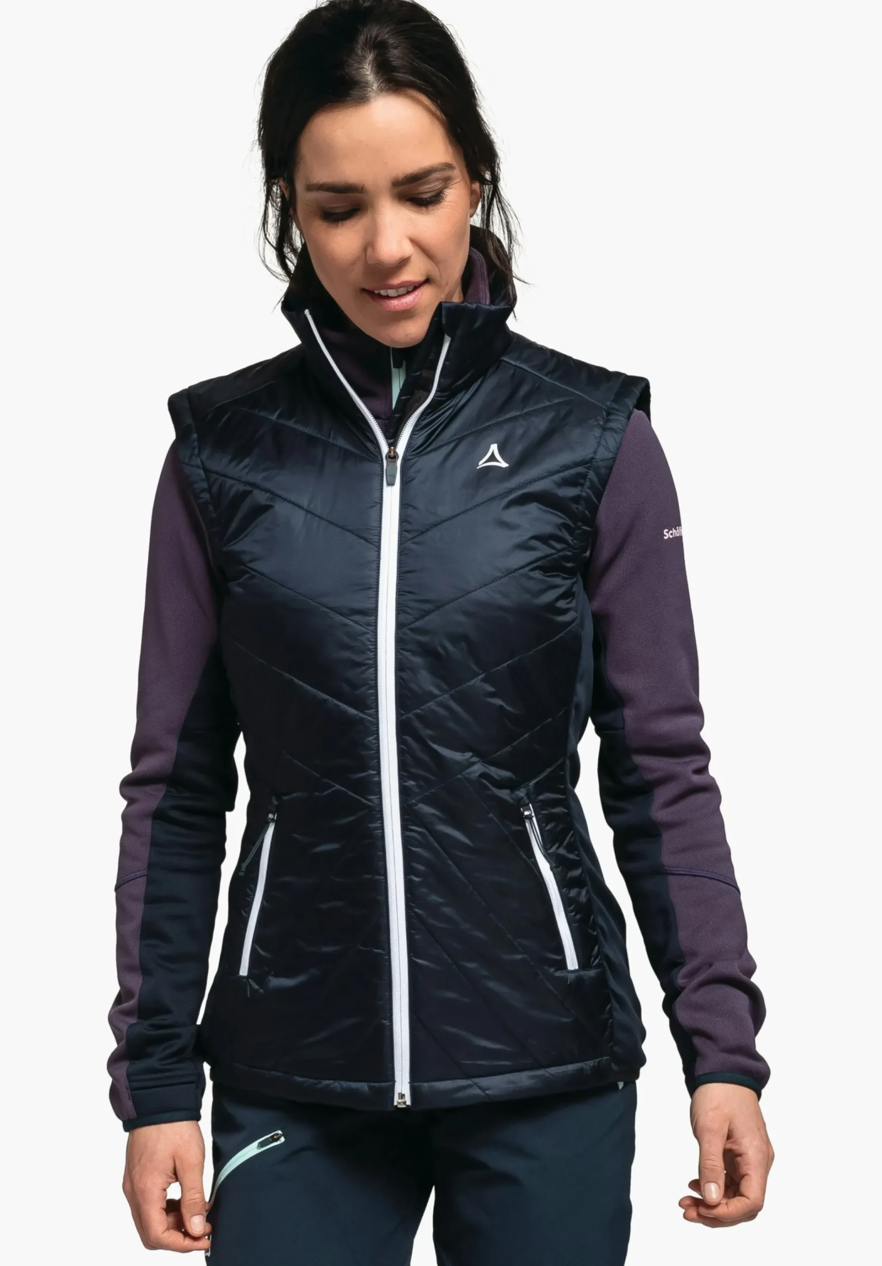 WOMEN SCHÖFFEL Trek & Hike<Hybrid gilet with sustainable padding green