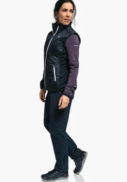 WOMEN SCHÖFFEL Trek & Hike<Hybrid gilet with sustainable padding green
