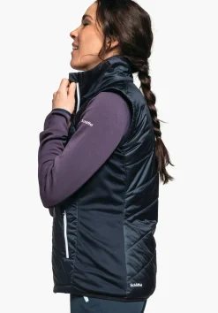 WOMEN SCHÖFFEL Trek & Hike<Hybrid gilet with sustainable padding green