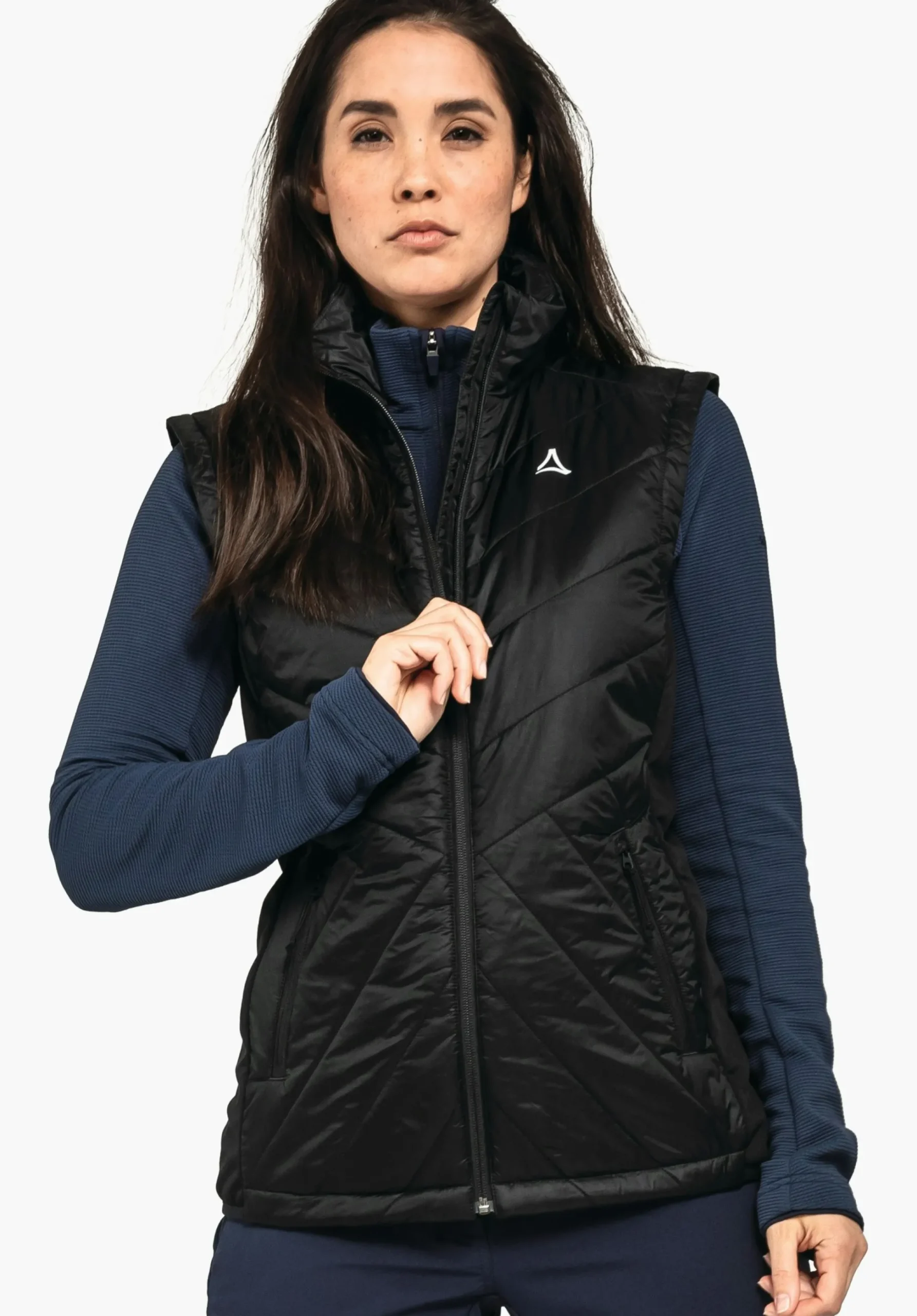 WOMEN SCHÖFFEL Trek & Hike<Hybrid gilet with sustainable padding green