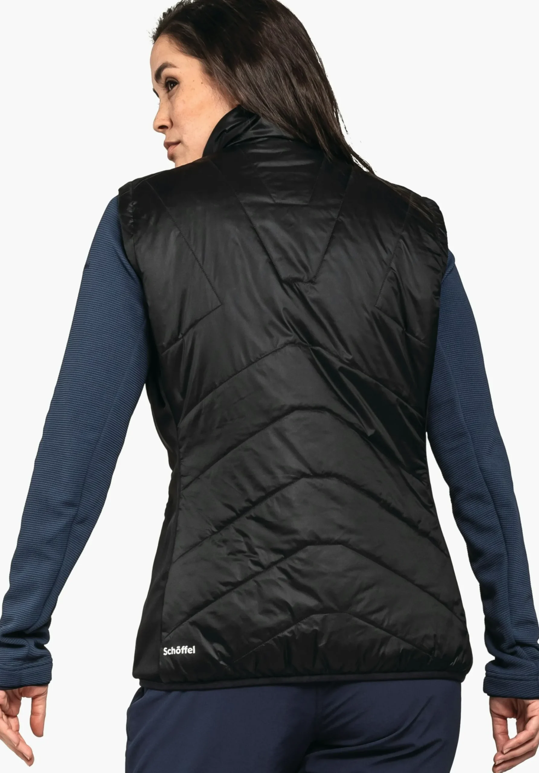 WOMEN SCHÖFFEL Trek & Hike<Hybrid gilet with sustainable padding green