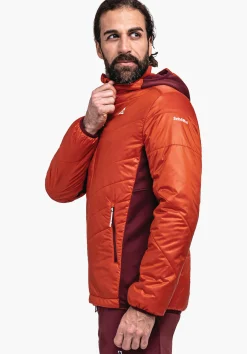 MEN SCHÖFFEL Trek & Hike|Outdoor Jackets<Hybrid jacket with sustainable padding orange