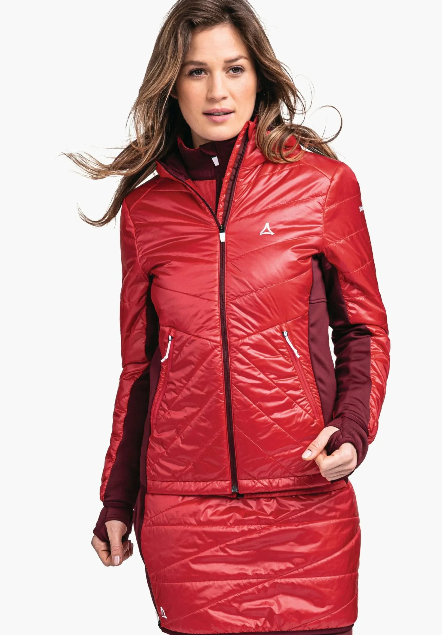 WOMEN SCHÖFFEL Trek & Hike|Outdoor Jackets<Hybrid jacket with sustainable padding red