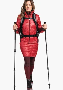 WOMEN SCHÖFFEL Trek & Hike|Outdoor Jackets<Hybrid jacket with sustainable padding red