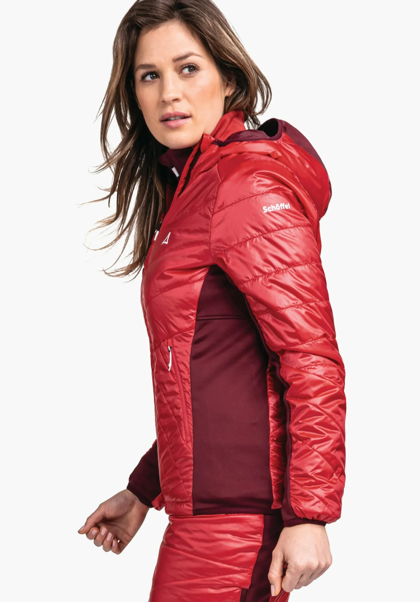 WOMEN SCHÖFFEL Trek & Hike|Outdoor Jackets<Hybrid jacket with sustainable padding red