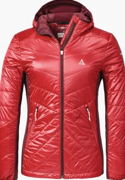 WOMEN SCHÖFFEL Trek & Hike|Outdoor Jackets<Hybrid jacket with sustainable padding red