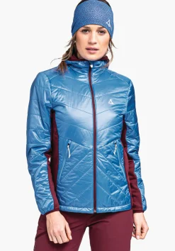 WOMEN SCHÖFFEL Outdoor Jackets<Hybrid jacket with sustainable padding red