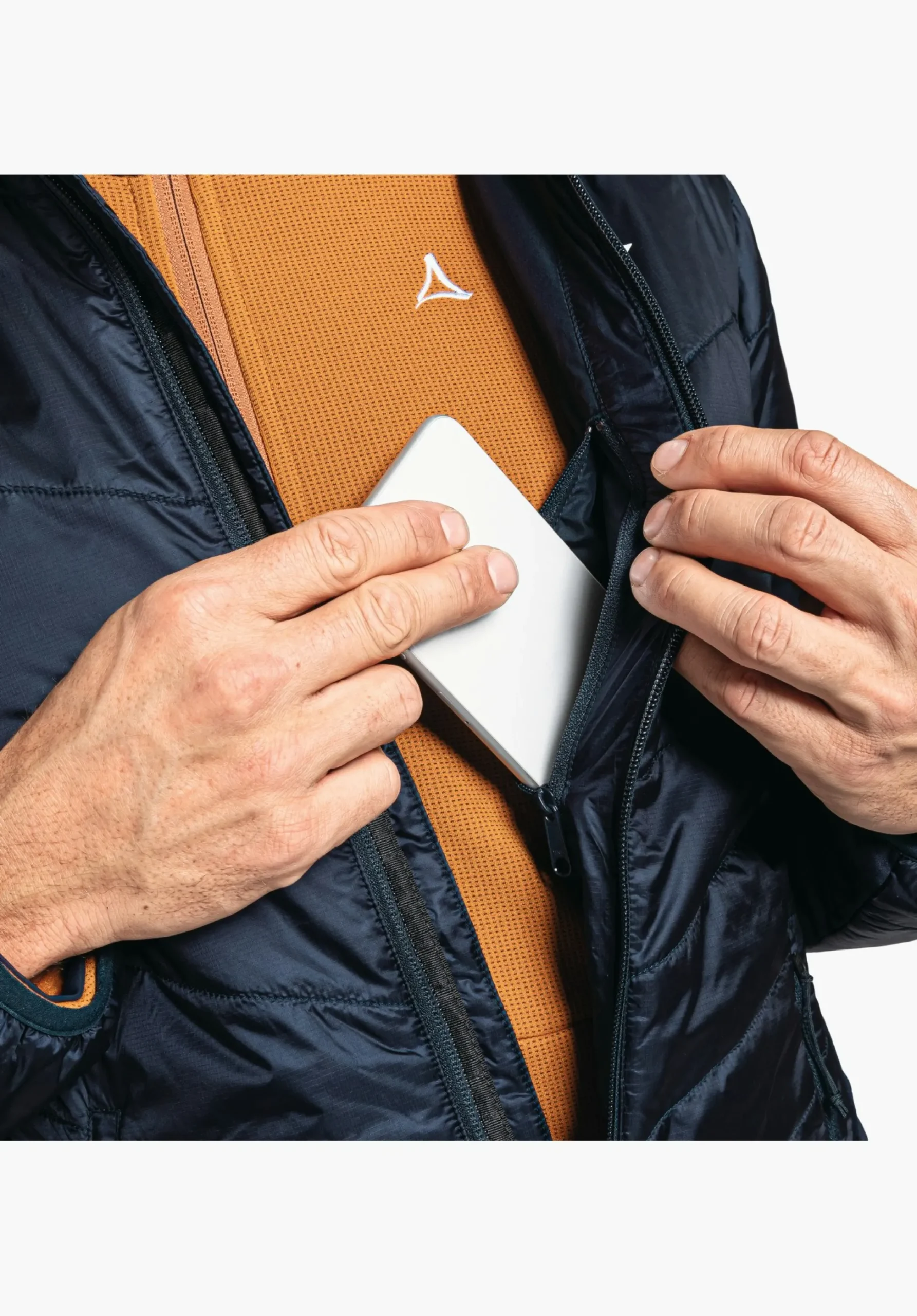 MEN SCHÖFFEL Trek & Hike|Outdoor Jackets<Hybrid jacket with sustainable padding orange