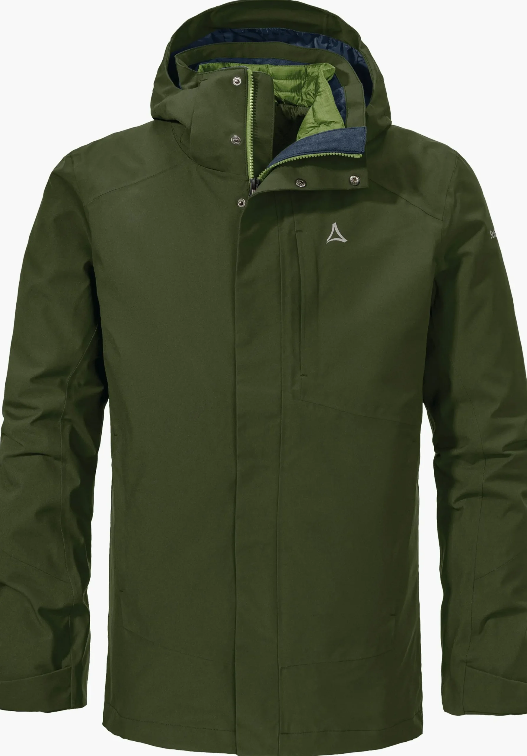 MEN SCHÖFFEL Trek & Hike|Double Jackets<3in1 hiking jacket with thermal inner red