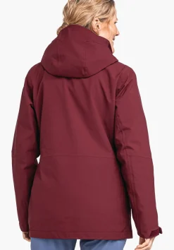 WOMEN SCHÖFFEL Trek & Hike|Double Jackets<3in1 hiking jacket with thermal inner red