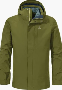 MEN SCHÖFFEL Trek & Hike|Double Jackets<3in1 hiking jacket with thermal inner red