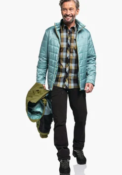 MEN SCHÖFFEL Trek & Hike|Double Jackets<3in1 hiking jacket with thermal inner red