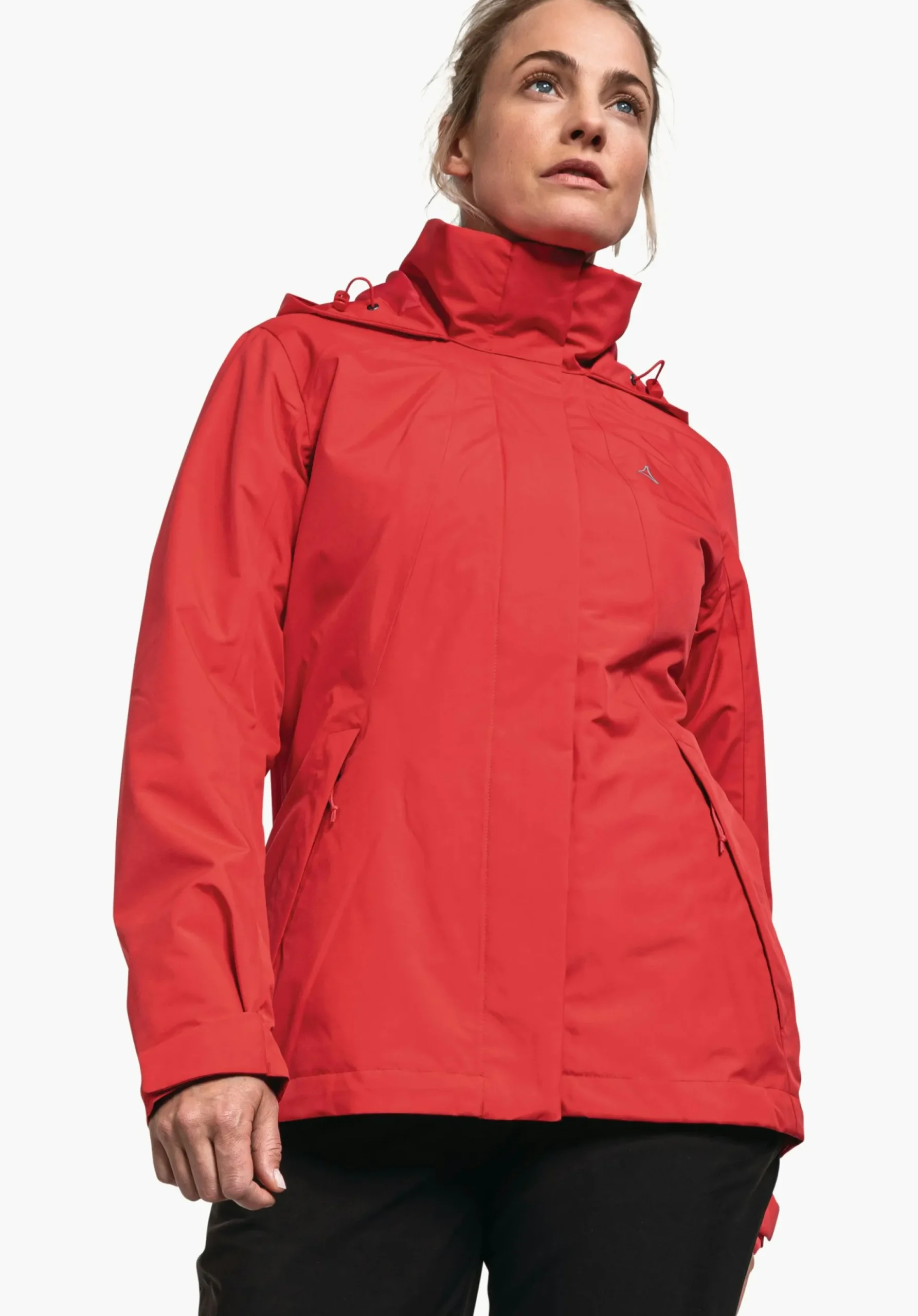 WOMEN SCHÖFFEL Trek & Hike|Double Jackets<3in1 hiking jacket with zip-out fleece red