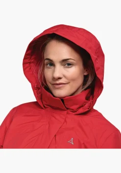 WOMEN SCHÖFFEL Trek & Hike|Double Jackets<3in1 hiking jacket with zip-out fleece red