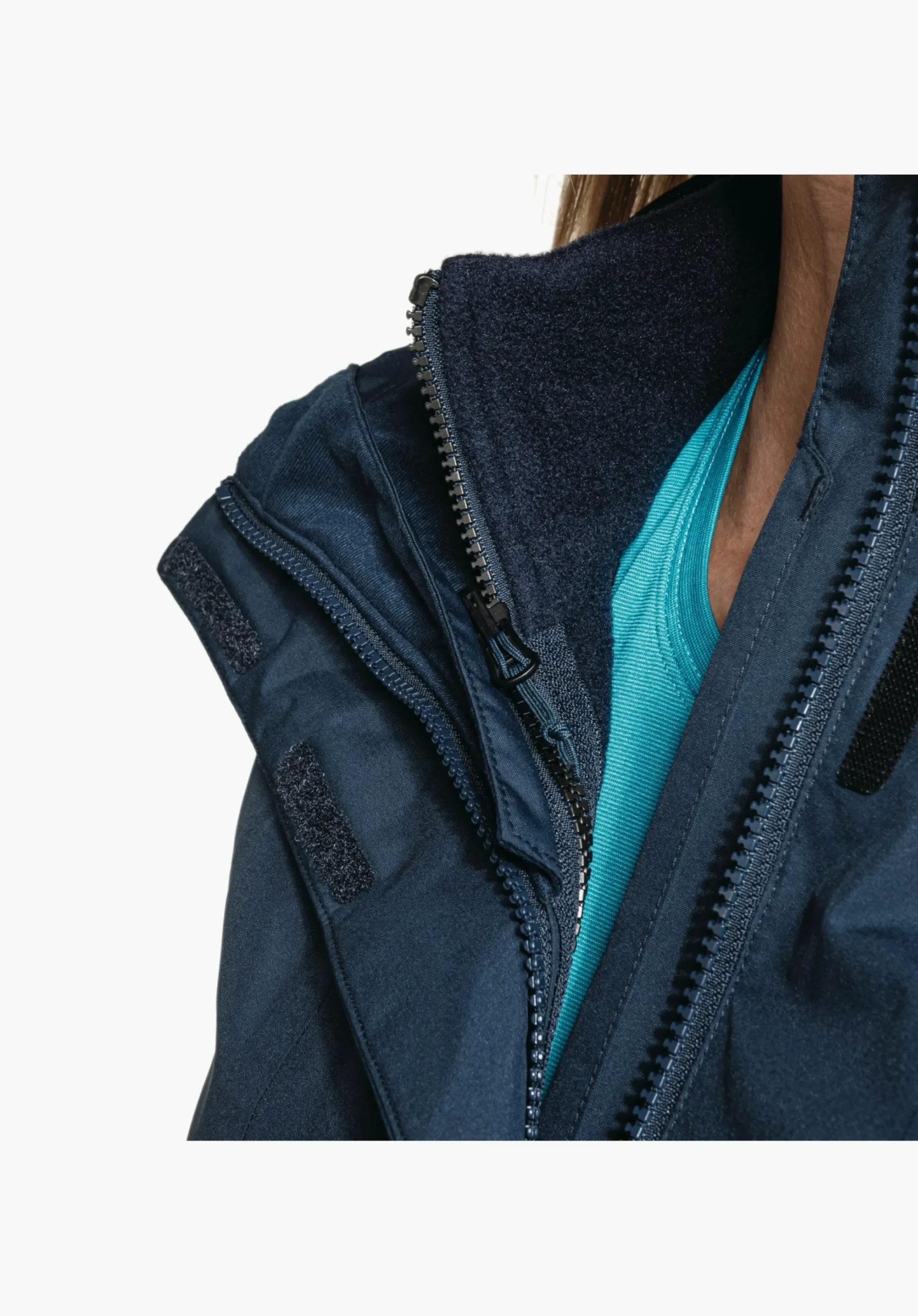 WOMEN SCHÖFFEL Trek & Hike|Double Jackets<3in1 hiking jacket with zip-out fleece red