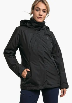 WOMEN SCHÖFFEL Double Jackets|Trek & Hike<3in1 hiking jacket with zip-out fleece red