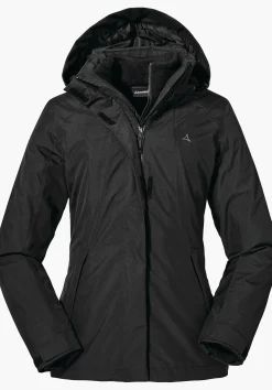 WOMEN SCHÖFFEL Double Jackets|Trek & Hike<3in1 hiking jacket with zip-out fleece red